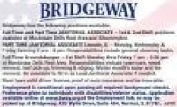 Bridgeway - Mental Health, Employment, and Family Services
