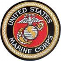 Deluxe US MARINE CORPS Sew On Patch with USMC Emblem 4 in. - Army ...