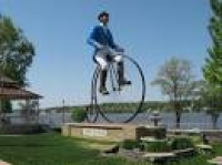Will B. Rolling Mississippi River Statue – Port Byron, Illinois ...