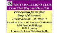 White Hall Lions Club - Home | Facebook