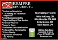 Reviews And Compilation, Kemper CPA Group, LLP, Greenfield, IN