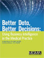 Better Data, Better Decisions