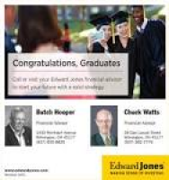 Congratulations, Graduates, Edward Jones: Butch Hooper, Wilmington, OH