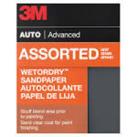 3M Wetordry Sandpaper, 03006, Assorted Fine Grits, 3 2/3 inch x 9 ...