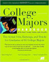 College Majors Handbook with Real Career Paths and Payoffs: The ...