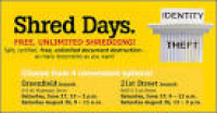 Free Document Shred Days in Indianapolis and Greenfield | Family ...