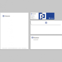 Create a very clean modern letterhead for a national insurance ...