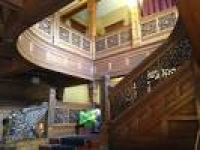 Beautiful carved wood work staircase - Picture of Tippecanoe Place ...