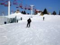 This is one of the beginner hills with its ski lift- not ...