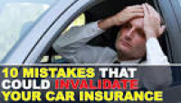 They may seem minor but these 10 driving mistakes may invalidate ...