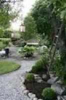 area between shed, dog yard, bird feeds and lavender area, hosta ...