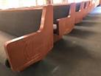 Used Church Pews for Sale by a Church