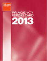 2013 Americas PR Agency Report Card