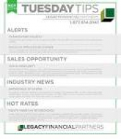 Tuesday Tips - Legacy Financial Partners weekly newsletter