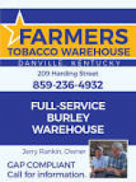 Tobacco Farmer Newsletter: January 2017