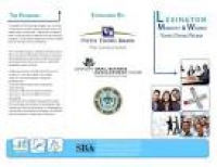 Lexington Minority and Women Business Training Program Brochure