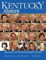 Summer 2010 Kentucky Alumni Magazine by UK Alumni Association - issuu