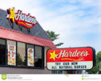 Hardee's Restaurant Exterior And Sign Editorial Stock Photo ...