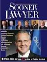 Sooner Lawyer: Spring-Summer 2008 by University of Oklahoma ...