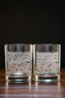 Knoxville Etched Map College Town Rocks Whiskey Glass Set Unique ...