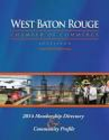 West Baton Rouge LA Community Profile by Townsquare Publications ...