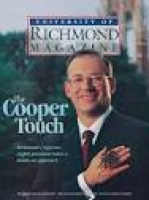 University of Richmond Magazine Summer 1998 by UR Scholarship ...