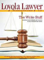 Loyola Lawyer by Loyola University New Orleans - issuu