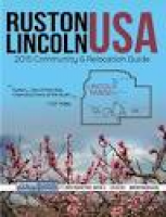 Ruston lincoln USA 2015 by RustonChamber - issuu