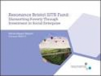 Resonance Bristol SITR Fund Social Impact Report 2016/17 - Resonance