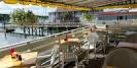 Appealing back deck - Picture of Blue Moon Cafe, Boothbay Harbor ...