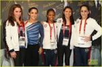 Fierce Five Celebrate Olympic Medals at adidas Lounge: Photo ...
