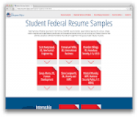 Introducing the Student Federal Resume Sample Database™ - The ...