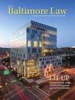 Baltimore Law by University of Baltimore School of Law - issuu