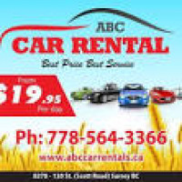 ABC Car Rental - Car Rental - 8278 120 St, Surrey, BC - Phone ...
