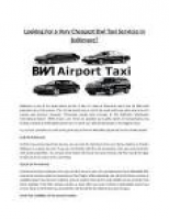 40 best BWI Taxi Transportation images on Pinterest | Airports ...
