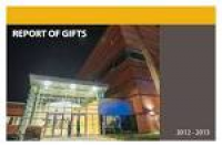Millersville University Report of Gifts 2013 by Millersville ...