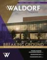 Waldorf Alumni magazine - Fall 2015 by Waldorf University - issuu