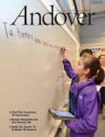 Andover Magazine — Winter 2014 by Phillips Academy - issuu