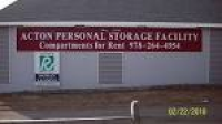 Acton Personal Storage Facility - Self Storage - 198 Great Rd ...