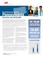 API Report: Oil and Natural Gas Stimulate Pennsylvania Economic and J…