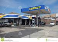 Sunoco Gas Station Editorial Image - Image: 58492340