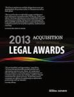 Legal awards 2013 by AI Global Media - issuu