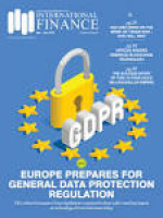 International Finance May - Jun 2018: Europe prepares for GDPR by ...
