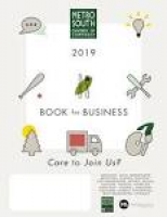2019 Book for Business - Care to Join Us? by Metro South Chamber ...