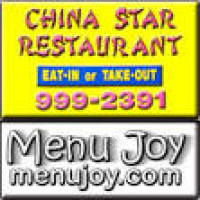 China Star Restaurant Complete Menu, New Bedford, Massachusetts