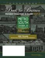 Book for Business 2013: Centennial Edition by Metro South Chamber ...