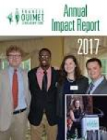 2017 Ouimet Fund Annual Impact Report by Francis Ouimet ...