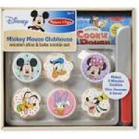 Mickey Mouse Clubhouse Wooden Slice and Bake Cookie Set - Walmart.com