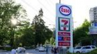 New Westminster, BC, Canada - May 02, 2017 : One Side Of Esso Gas ...