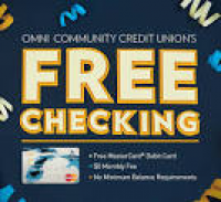 Free Checking | OMNI Community Credit Union